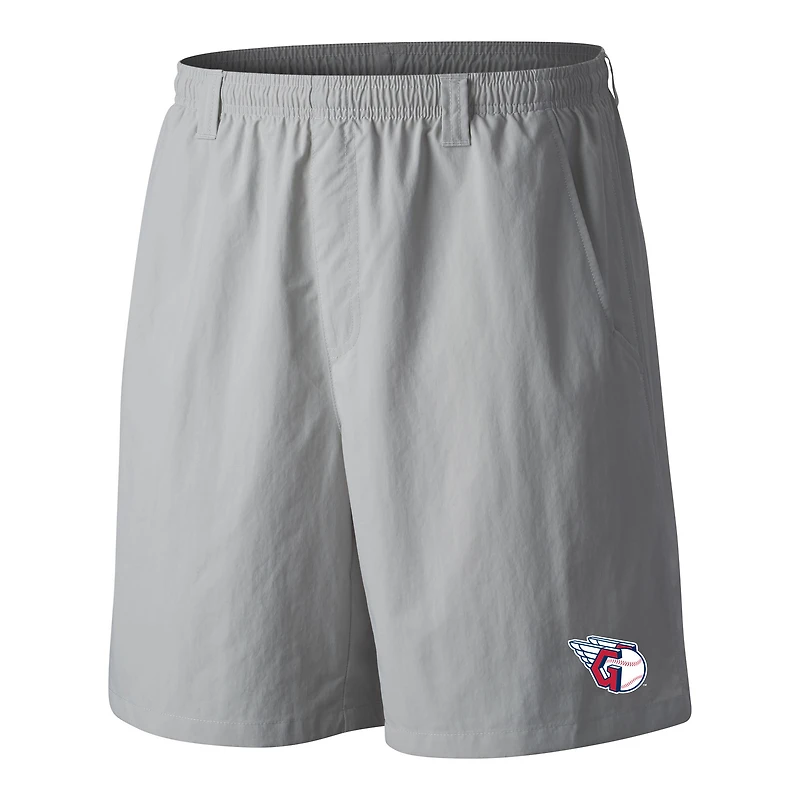 Men's Columbia  Gray Cleveland Guardians PFG Backcast III Water Shorts