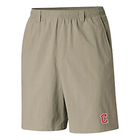 Men's Columbia  Tan Cleveland Guardians PFG Backcast III Water Shorts