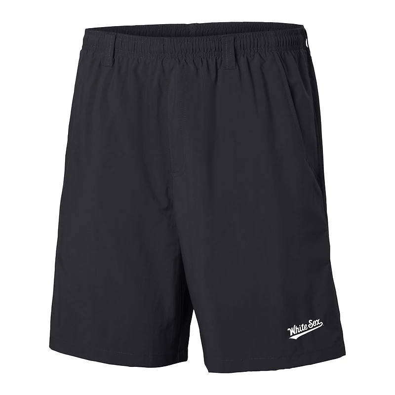 Men's Columbia Black Chicago White Sox PFG Backcast III Water Shorts