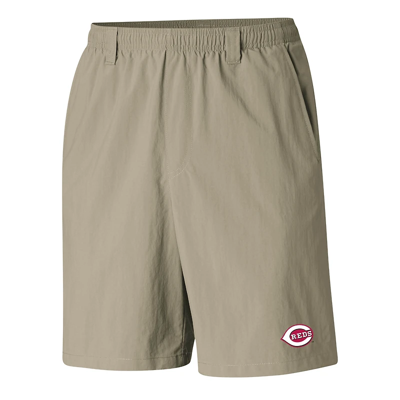 Men's Columbia  Tan Cincinnati Reds PFG Backcast III Water Shorts