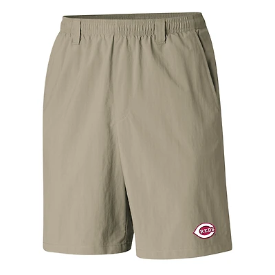 Men's Columbia  Tan Cincinnati Reds PFG Backcast III Water Shorts