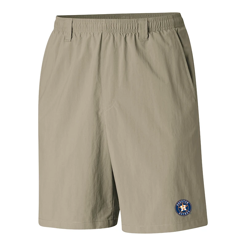 Men's Columbia Tan Houston Astros PFG Backcast III Water Shorts