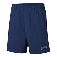 Men's Columbia  Navy Los Angeles Angels PFG Backcast III Water Shorts