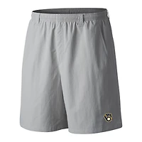 Men's Columbia  Gray Milwaukee Brewers PFG Backcast III Water Shorts