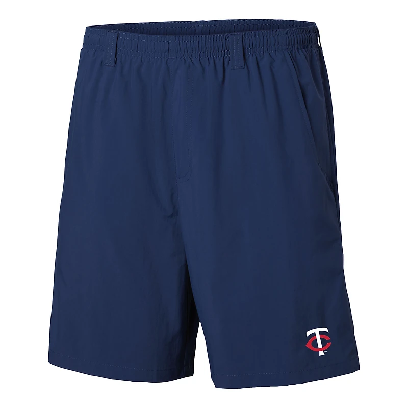 Men's Columbia  Navy Minnesota Twins PFG Backcast III Water Shorts
