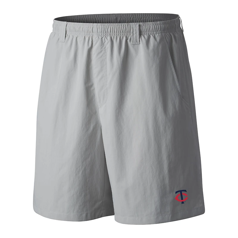 Men's Columbia  Gray Minnesota Twins PFG Backcast III Water Shorts