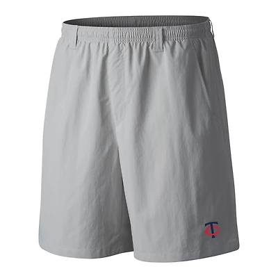 Men's Columbia  Gray Minnesota Twins PFG Backcast III Water Shorts