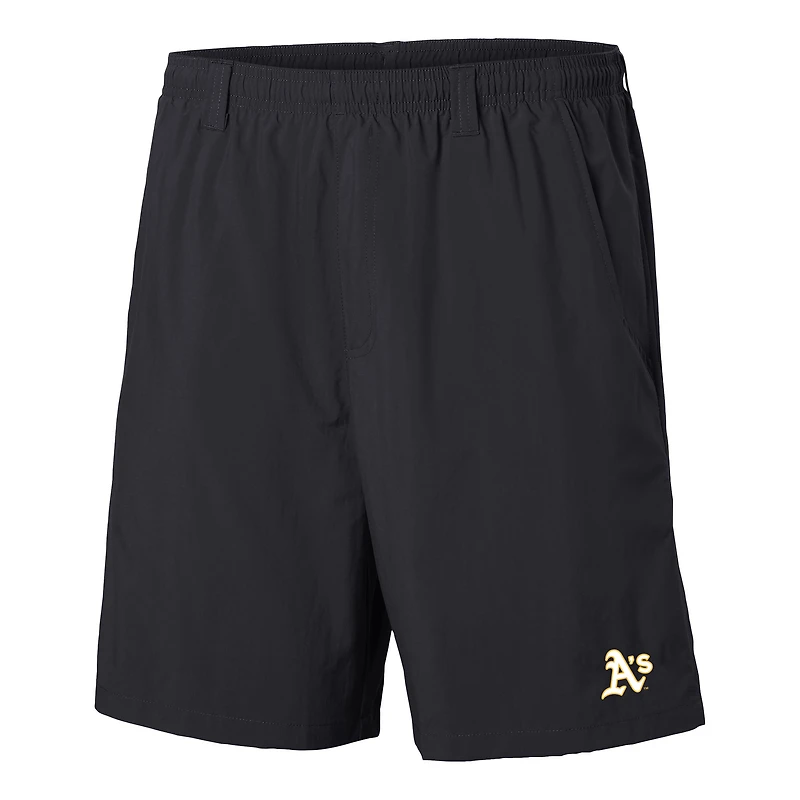 Men's Columbia  Black Athletics PFG Backcast III Water Shorts