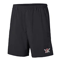 Men's Columbia  Black Pittsburgh Pirates PFG Backcast III Water Shorts