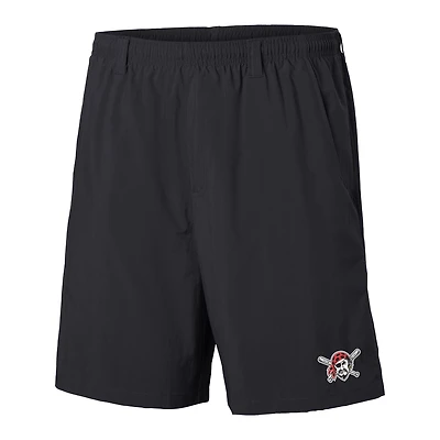 Men's Columbia  Black Pittsburgh Pirates PFG Backcast III Water Shorts