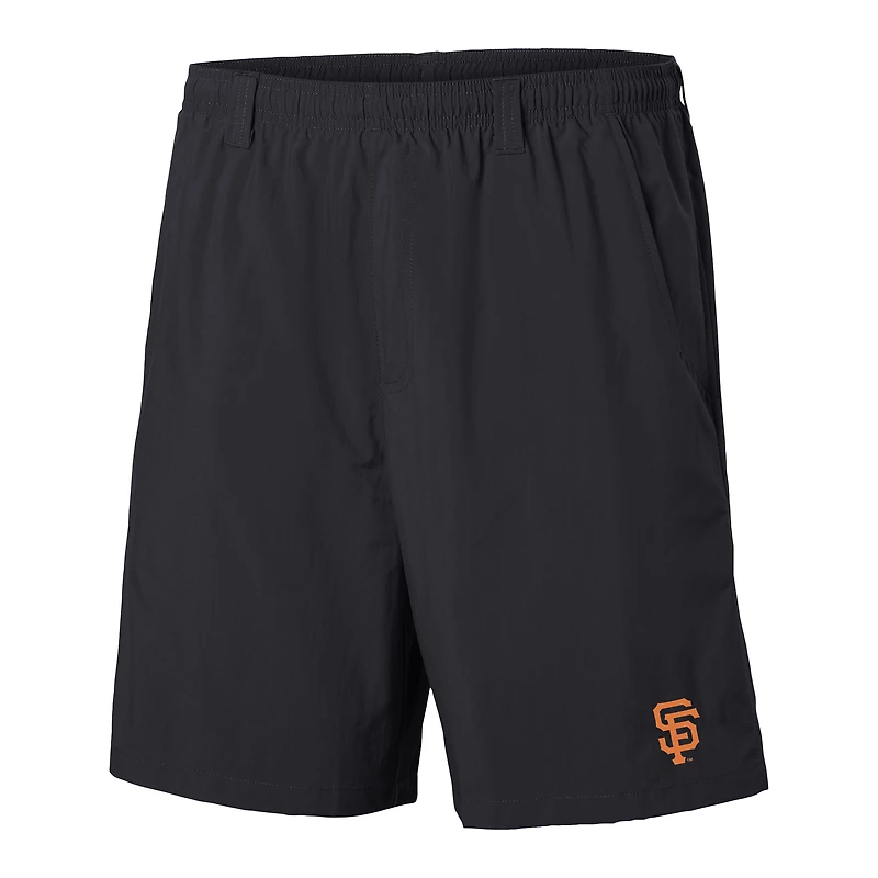 Men's Columbia  Black San Francisco Giants PFG Backcast III Water Shorts
