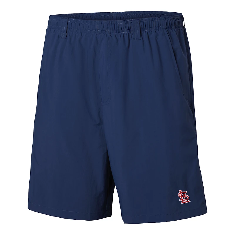 Men's Columbia  Navy St. Louis Cardinals PFG Backcast III Water Shorts