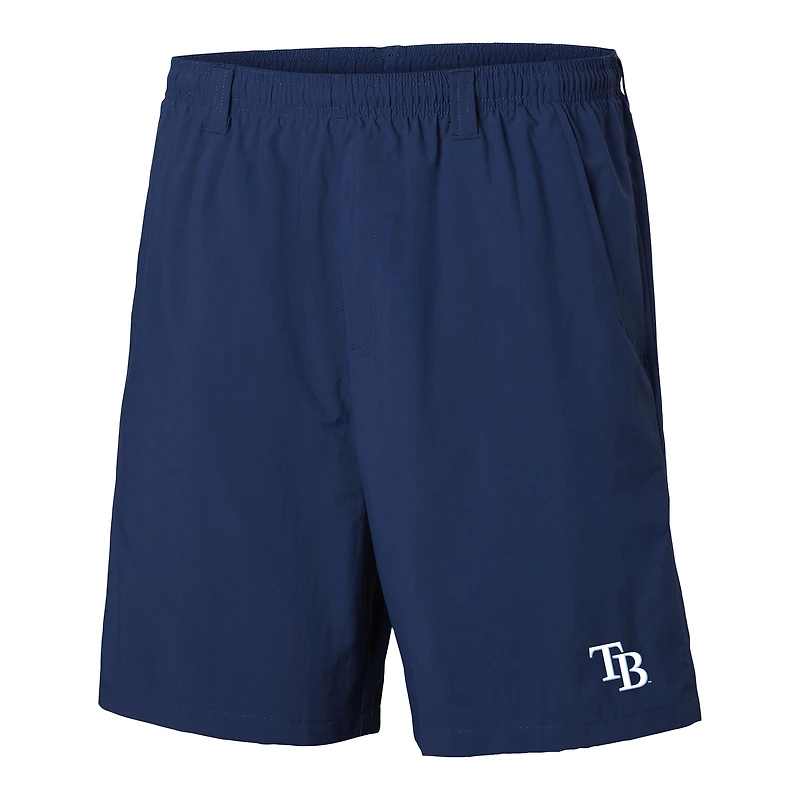 Men's Columbia Navy Tampa Bay Rays PFG Backcast III Water Shorts