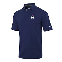 Men's Columbia  Navy Minnesota Twins Omni-Wick Even Lie Polo