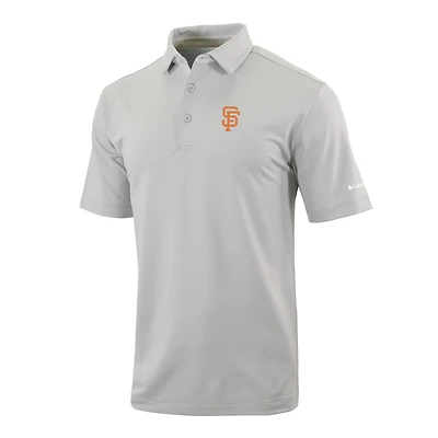 Men's Columbia  Gray San Francisco Giants Omni-Wick Even Lie Polo
