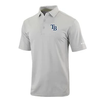 Men's Columbia  Gray Tampa Bay Rays Omni-Wick Even Lie Polo