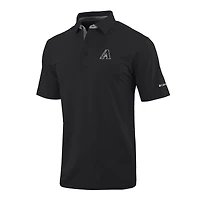 Men's Columbia  Black Arizona Diamondbacks Omni-Wick Even Lie Polo