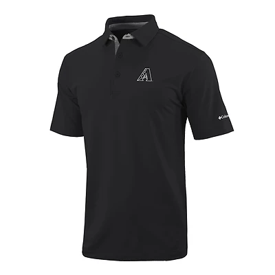 Men's Columbia  Black Arizona Diamondbacks Omni-Wick Even Lie Polo