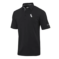 Men's Columbia  Black Chicago White Sox Omni-Wick Even Lie Polo