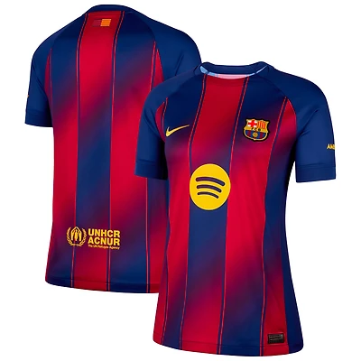 Women's Nike  Navy Barcelona 2025/26 Home Replica Jersey