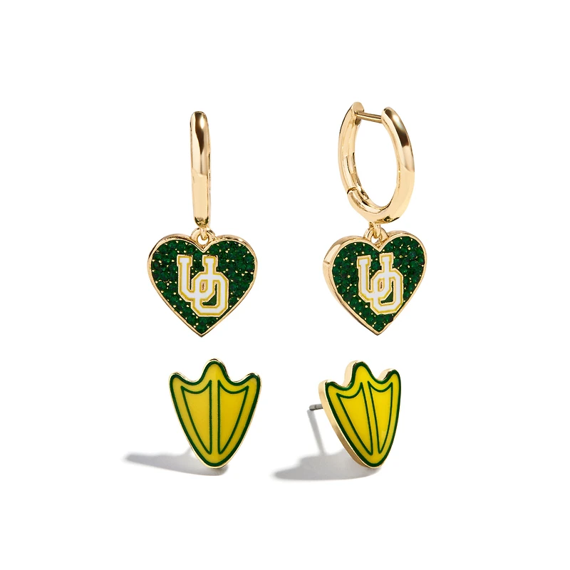 BaubleBar Oregon Ducks Earring Set
