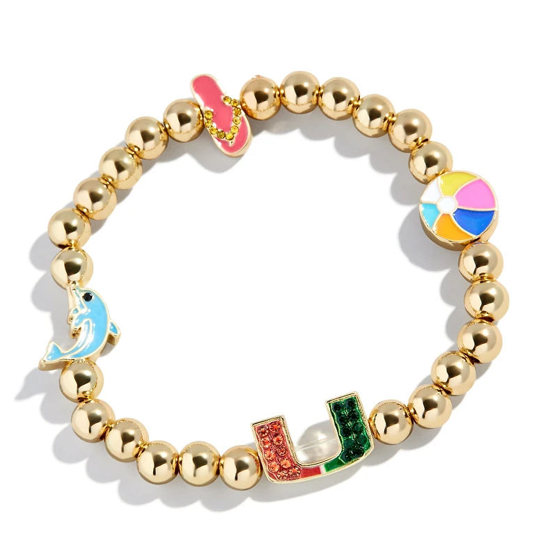 BaubleBar Miami Hurricanes Pisa Bracelet