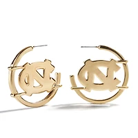 BaubleBar North Carolina Tar Heels Logo Hoop Earring
