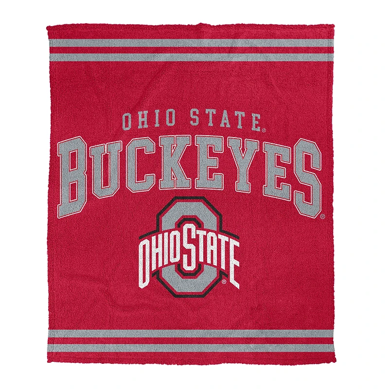 Pegasus Ohio State Buckeyes 60" x 70" Cozy Plush Knit Blanket