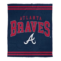 Pegasus Atlanta Braves 60" x 70" Cozy Plush Knit Blanket