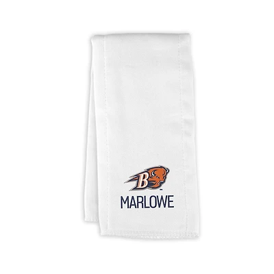 Infant Chad & Jake Bucknell Bison Personalized Burp Cloth