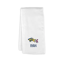 Infant Chad & Jake Drexel Dragons Personalized Burp Cloth