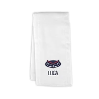 Infant Chad & Jake Florida Atlantic Owls Personalized Burp Cloth