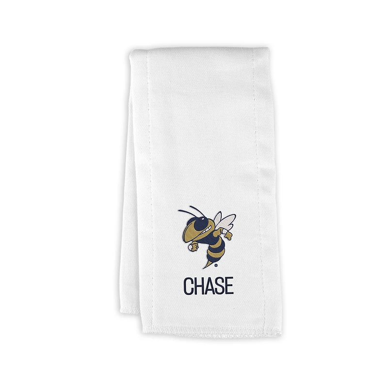 Infant Chad & Jake Georgia Tech Yellow Jackets Personalized Burp Cloth