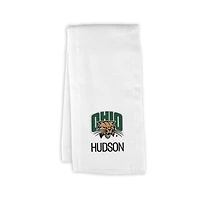Infant Chad & Jake Ohio Bobcats Personalized Burp Cloth