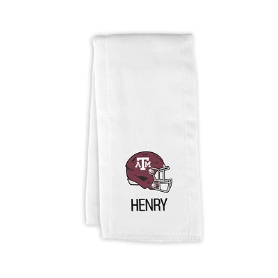 Infant Chad & Jake Texas A&M Aggies Personalized Burp Cloth