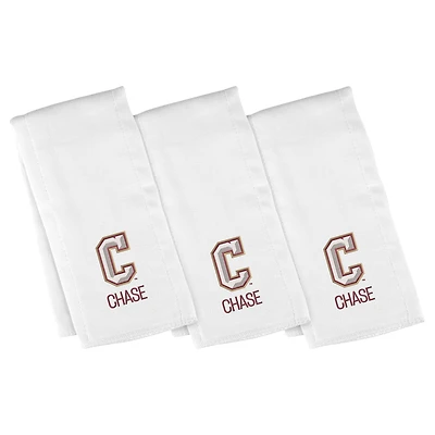 Infant Chad & Jake  Charleston Cougars Three-Piece Personalized Burp Cloth Set