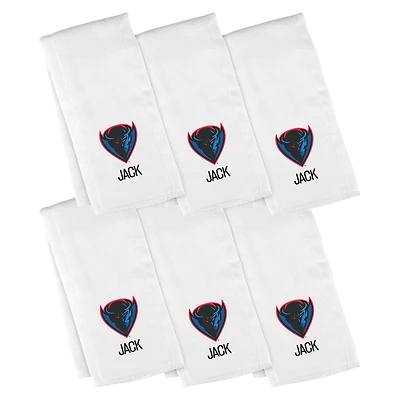 Infant Chad & Jake  DePaul Blue Demons Six-Piece Personalized Burp Cloth Set