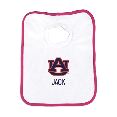 Infant Chad & Jake Auburn Tigers Personalized Pullover Bib