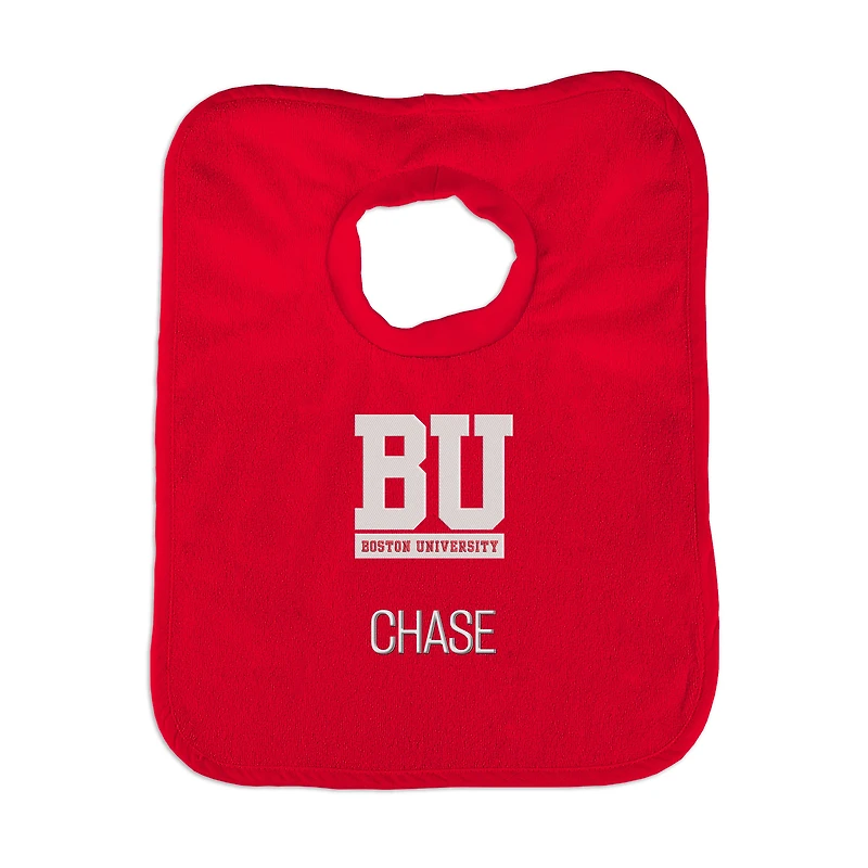 Infant Chad & Jake Boston University Personalized Pullover Bib