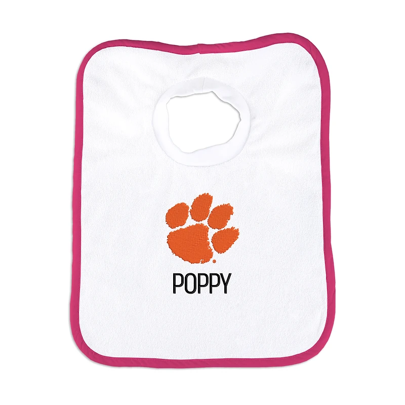 Infant Chad & Jake Clemson Tigers Personalized Pullover Bib