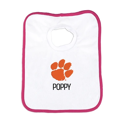 Infant Chad & Jake Clemson Tigers Personalized Pullover Bib
