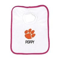 Infant Chad & Jake Clemson Tigers Personalized Pullover Bib