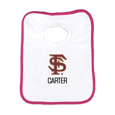 Infant Chad & Jake Florida State Seminoles Personalized Pullover Bib