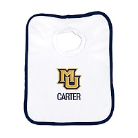Infant Chad & Jake Marquette Golden Eagles Personalized Pullover Bib