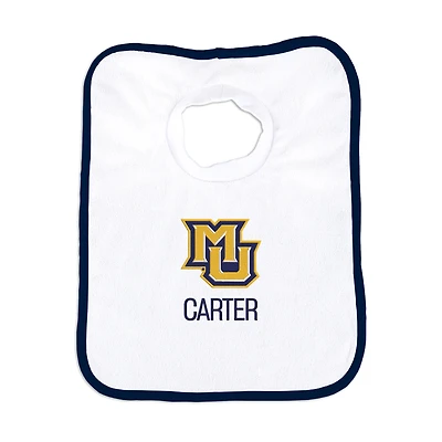 Infant Chad & Jake Marquette Golden Eagles Personalized Pullover Bib