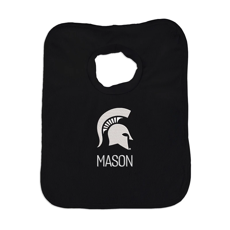 Infant Chad & Jake Michigan State Spartans Personalized Pullover Bib