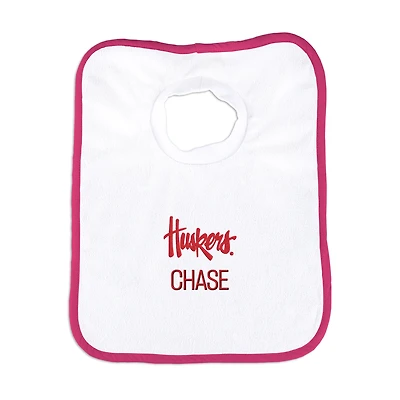 Infant Chad & Jake Nebraska Huskers Personalized Pullover Bib