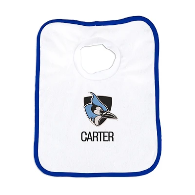Infant Chad & Jake Johns Hopkins Blue Jays Personalized Pullover Bib