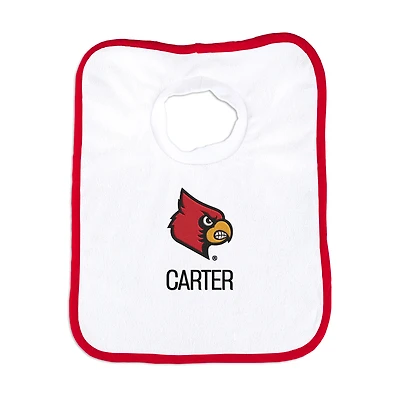 Infant Chad & Jake Louisville Cardinals Personalized Pullover Bib