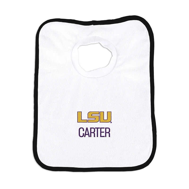 Infant Chad & Jake LSU Tigers Personalized Pullover Bib